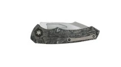 Heretic Pariah Manual Stonewash White Camo Carbon Fiber (Limited Ed) -Helle Shop heretic knives heretic pariah manual stonewash white camo carbon fiber limited ed 40802468004052