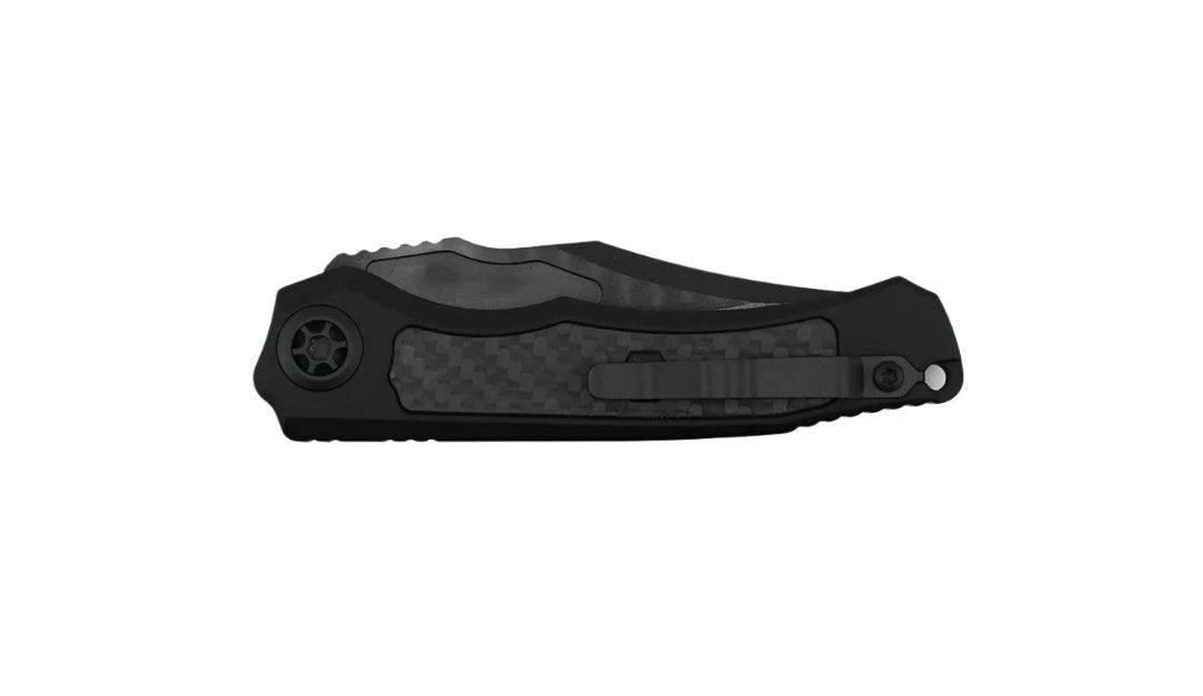 Heretic Wraith Auto DLC Knife Glow Carbon Fiber Inlays Tritium H002-6A-GLO/CF 5 Heretic Wraith Auto DLC Knife Glow Carbon Fiber Inlays Tritium H002-6A-GLO/CF - Image 5