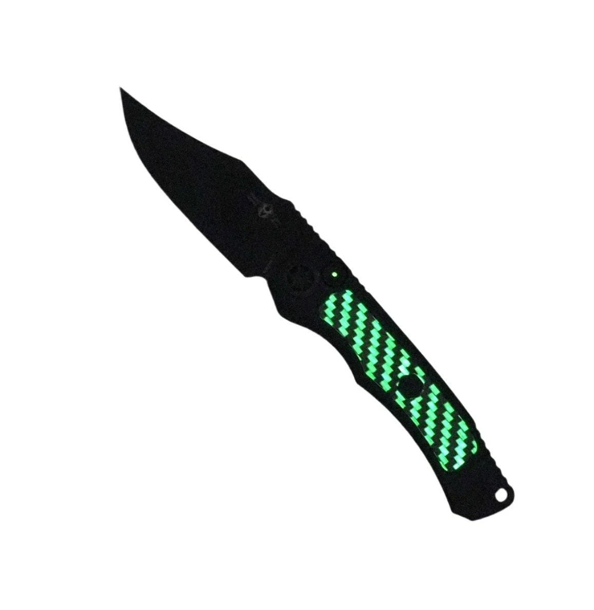 Heretic Wraith Auto DLC Knife Glow Carbon Fiber Inlays Tritium H002-6A-GLO/CF 10 Heretic Wraith Auto DLC Knife Glow Carbon Fiber Inlays Tritium H002-6A-GLO/CF - Image 10
