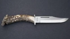 Silver Stag Deep Valley Crown Handle D2 Fixed Blade Knife