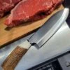 Silver Stag Bullnose Butcher & Carver Elk D2 Fixed Blade Knife