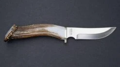 Silver Stag Mountain Edge Crown Handle D2 Fixed Blade Knife
