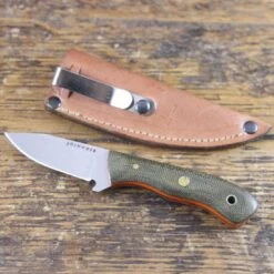 Join Or Die Rimfire Fieldmate Fixed Blade Knife Green Micarta Blaze Orange G10 (2.5") -Helle Shop image 32052afb 9775 4cf9 a7c3 6a2ec98d6065 4