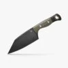 Benchmade Station Fixed Blade 5.82" CPM-154 Black Clip Point Blade OD Green G10 Handles With Black Bolsters