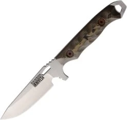 Dawson Knives Outcast Satin MagnaCut Fixed Blade Ultrex Camo G10 (Model 16340)