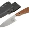 White River M1 Caper Fixed Blade 3" CPM-MagnaCut Stonewashed Drop Point Blade Natural Burlap Micarta Handles