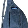 KAVU Rope Cord Bag Sling Crossbody Corduroy Backpack