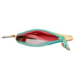 KAVU Stirling Double Sided Slim Cotton Canvas Zip Wallet -Helle Shop kavu kavu stirling double sided slim cotton canvas zip wallet 39393583825108