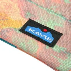KAVU Stirling Double Sided Slim Cotton Canvas Zip Wallet -Helle Shop kavu kavu stirling double sided slim cotton canvas zip wallet 39393583923412
