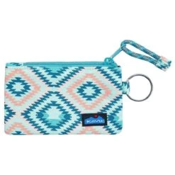 KAVU Stirling Double Sided Slim Cotton Canvas Zip Wallet -Helle Shop kavu kavu stirling double sided slim cotton canvas zip wallet 39393584054484