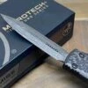 Microtech 122-16 CFS Ultratech Signature Auto OTF 3.46" Damascus D/E Carbon Fiber