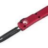 Microtech 122-1RD Ultratech Auto OTF Knife 3.46" Double Edge Red Handle