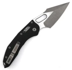 Microtech 169RL-10APFLGTBK Stitch S/E Ram-Lok Black Fluted G-10 Apocalyptic Blade -Helle Shop microtech microtech 169rl 10apflgtbk stitch s e ram lok black fluted g 10 apocalyptic blade 40045612302548