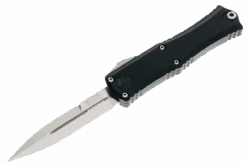 Microtech 1701M-10 Mini Hera D/E Bayonet Black Handle Stonewashed Blade
