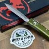 Microtech 223-10APOD Ultratech Spartan OD Green Handle Apocalyptic Blade