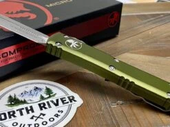 Microtech 223-10APOD Ultratech Spartan OD Green Handle Apocalyptic Blade -Helle Shop microtech microtech 223 10apod ultratech spartan od green handle apocalyptic blade 39393617576148