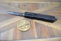 Microtech 227-3T Dirac Delta Auto OTF Knife 3.79" D/E Black -Helle Shop microtech microtech 227 3t dirac delta auto otf knife 3 79 d e black 39393619181780