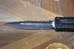 Microtech 227-3T Dirac Delta Auto OTF Knife 3.79" D/E Black -Helle Shop microtech microtech 227 3t dirac delta auto otf knife 3 79 d e black 39393619214548