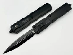 Microtech 227-3T Dirac Delta Auto OTF Knife 3.79" D/E Black -Helle Shop microtech microtech 227 3t dirac delta auto otf knife 3 79 d e black 39393619280084