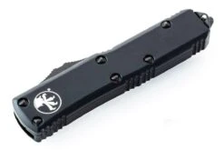 Microtech 230-1T UTX-85 Spartan Black Handle Black Blade -Helle Shop microtech microtech 230 1t utx 85 spartan black handle black blade 39393618428116