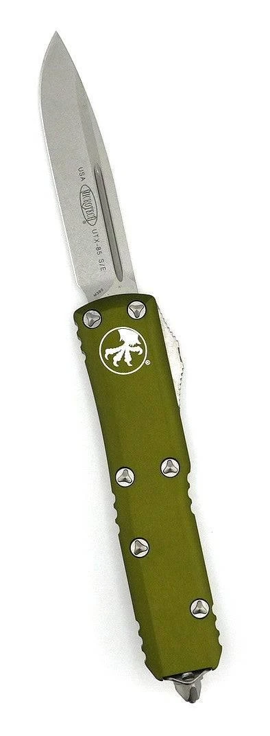 Microtech 231-10OD UTX-85 Auto OTF Knife 3" Stonewashed Drop Point Plain Blade OD Green Handles 1 Microtech 231-10OD UTX-85 Auto OTF Knife 3" Stonewashed Drop Point Plain Blade OD Green Handles