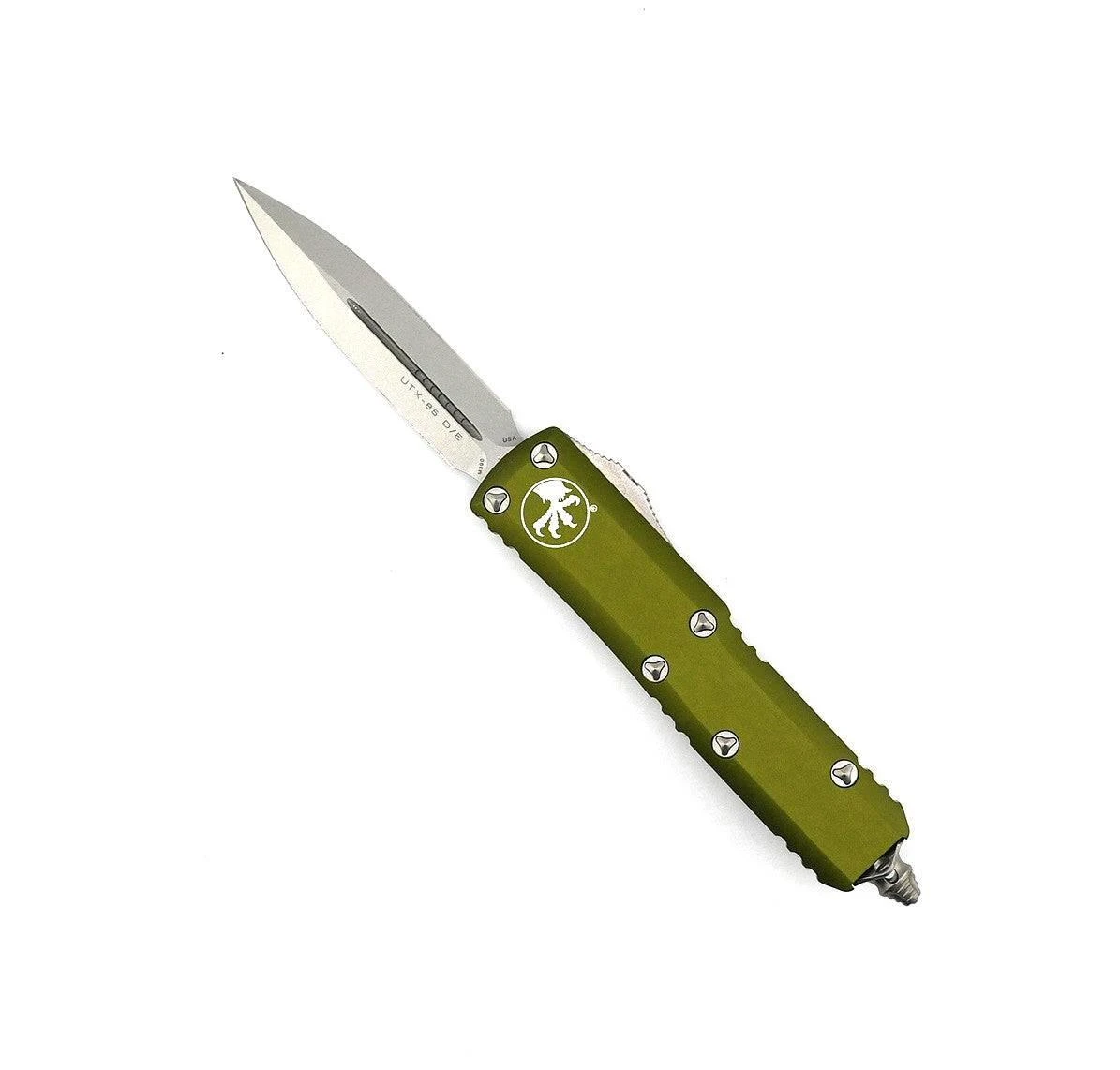 Microtech 232-10OD UTX-85 D/E Stonewash OD Green OTF Knife (USA) 1 Microtech 232-10OD UTX-85 D/E Stonewash OD Green OTF Knife (USA)