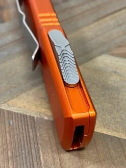 Microtech 232-12 OR UTX-85 D/E Orange Handle Full Serrated Blade (USA) -Helle Shop microtech microtech 232 12 or utx 85 d e orange handle full serrated blade usa 39393620656340