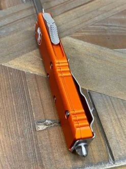 Microtech 232-12 OR UTX-85 D/E Orange Handle Full Serrated Blade (USA) -Helle Shop microtech microtech 232 12 or utx 85 d e orange handle full serrated blade usa 39393620754644