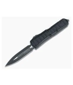 Microtech 232II-1TS Signature UTX-85 II Tactical OTF Knife 3" Black Double Edge (USA)