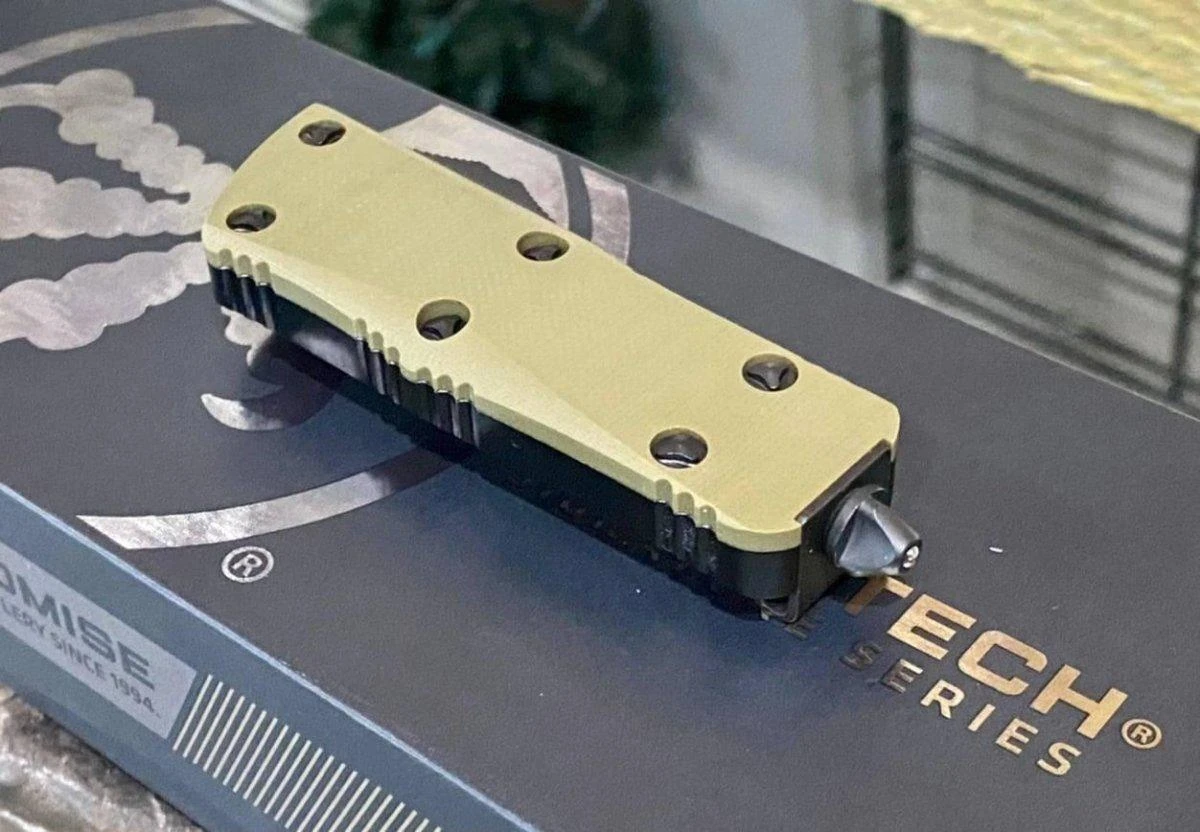 Microtech 238-1GTODS Troodon Mini 1.99" D/E SS OD GREEN G10 OTF Auto Knife 1 Microtech 238-1GTODS Troodon Mini 1.99" D/E SS OD GREEN G10 OTF Auto Knife