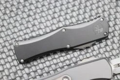 Microtech 702-1 DLCTSH Signature Series Hera OTF AUTO Knife 3.125" Black DLC Double Edge Dagger -Helle Shop microtech microtech 702 1 dlctsh signature series hera otf auto knife 3 125 black dlc double edge dagger 39393621737684
