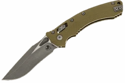 Microtech Amphibian RAM LOK OD Green Fluted G-10 Apocalyptic M390MK 137RL-10APFLGTOD