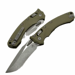 Microtech Amphibian RAM LOK OD Green Fluted G-10 Apocalyptic M390MK 137RL-10APFLGTOD -Helle Shop microtech microtech amphibian ram lok od green fluted g 10 apocalyptic m390mk 137rl 10apflgtod 40371034620116