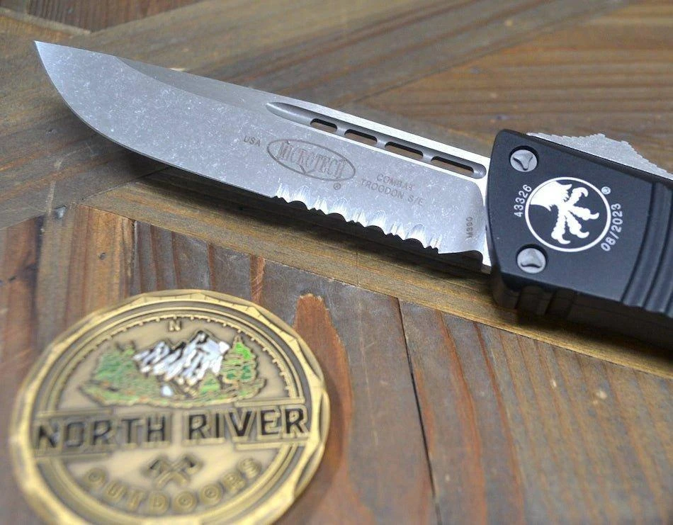 Microtech Combat Troodon 143-11AP S/E Apocalyptic Partial Serrated 1 Microtech Combat Troodon 143-11AP S/E Apocalyptic Partial Serrated