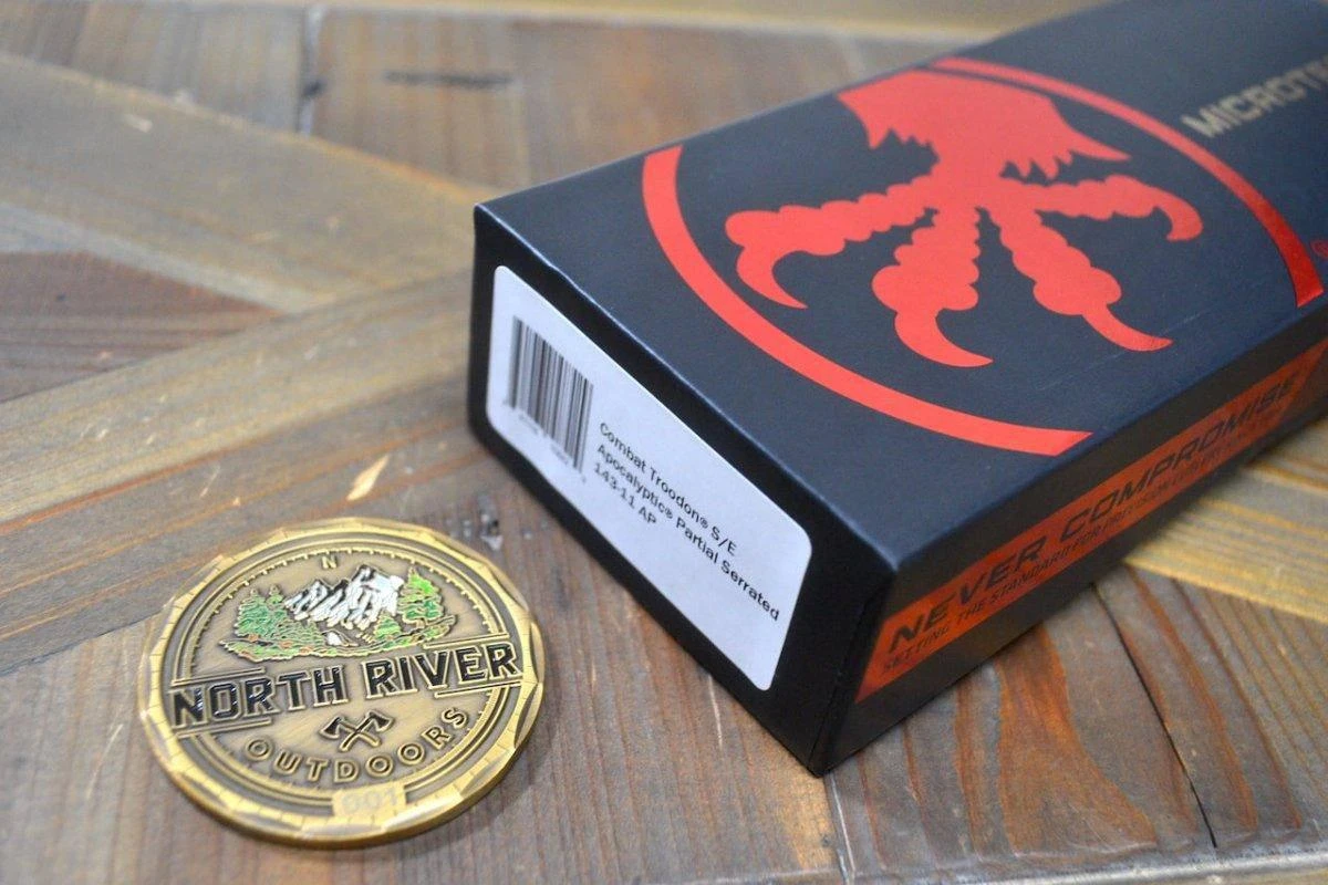 Microtech Combat Troodon 143-11AP S/E Apocalyptic Partial Serrated 8 Microtech Combat Troodon 143-11AP S/E Apocalyptic Partial Serrated - Image 8