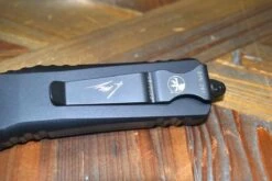 Microtech Combat Troodon 219RS-1TS Smooth Hellhound Razor Black W/ Ringed Hardware -Helle Shop microtech microtech combat troodon 219rs 1ts smooth hellhound razor black w ringed hardware 39393623048404