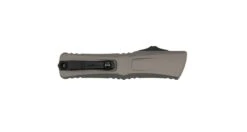 Microtech Combat Troodon Interceptor Gen III Natural Grey W/ Black Blade 1217-1NCS -Helle Shop microtech microtech combat troodon interceptor gen iii natural grey w black blade 1217 1ncs 41648682762452