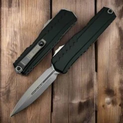 Microtech Cypher II D/E Stonewash Standard 1242-10 -Helle Shop microtech microtech cypher ii d e stonewash standard 1242 10 41476203086036