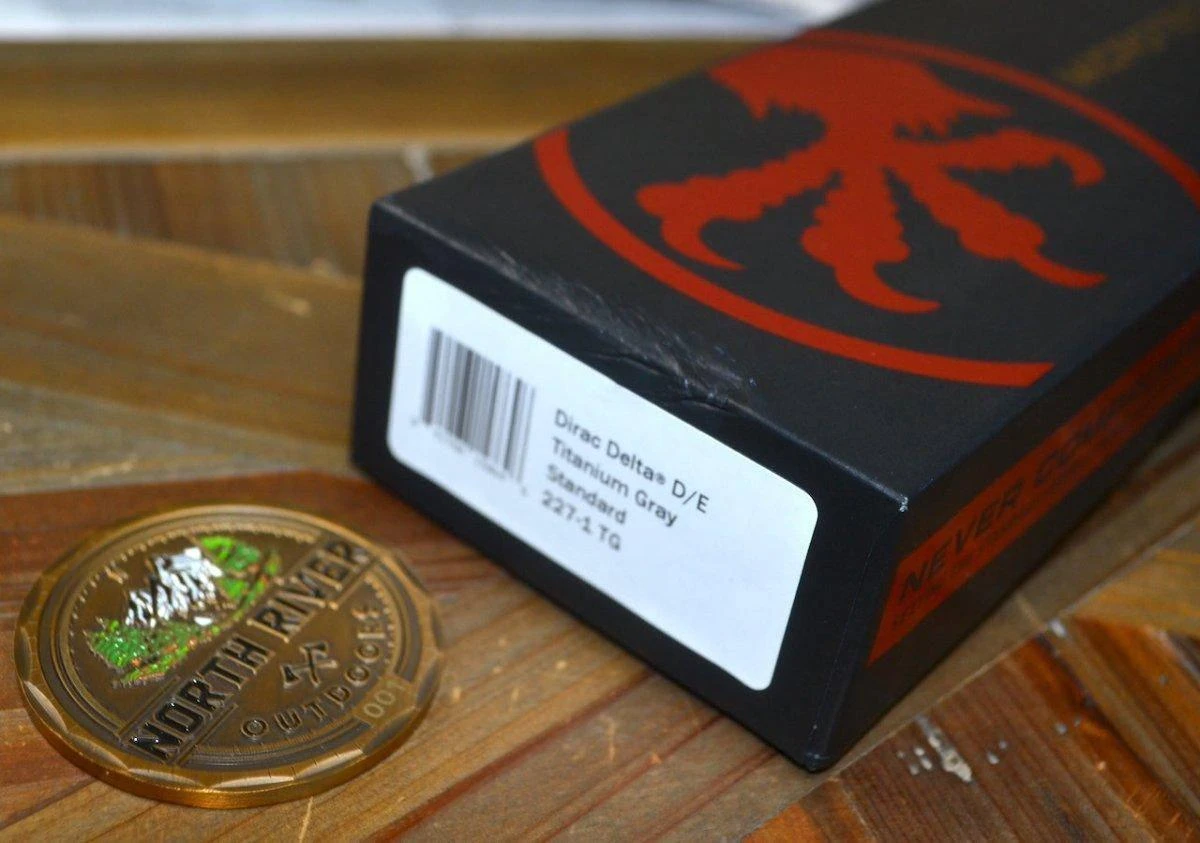 Microtech Dirac Delta Double Edge 227-1TG Black Titanium Gray 5 Microtech Dirac Delta Double Edge 227-1TG Black Titanium Gray - Image 5