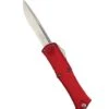 Microtech Hera II Mini Recurve Red 2.95" Stonewash Standard 1705M-10RD