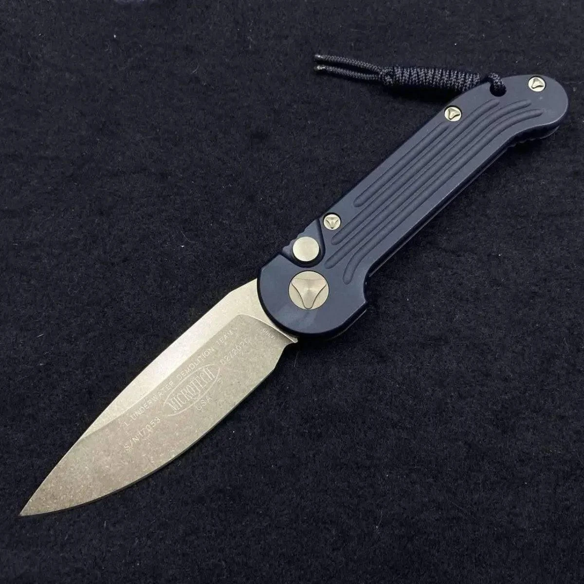 Microtech LUDT Auto Knife Black (3.4" Bronze) 135-13 2 Microtech LUDT Auto Knife Black (3.4" Bronze) 135-13 - Image 2