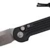 Microtech LUDT Auto Knife Black (3.4" Stonewash) 135-10