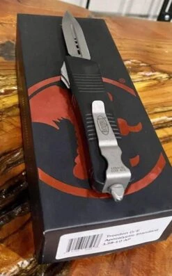 Microtech Troodon D/E OTF Automatic Knife (3" Apocalyptic) 138-10AP -Helle Shop microtech microtech troodon d e otf automatic knife 3 apocalyptic 138 10ap 41986933326036