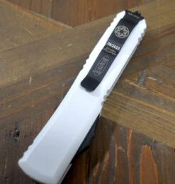 Microtech Ultratech 121-1STD S/E Stormtrooper OTF Auto Signature Series -Helle Shop microtech microtech ultratech 121 1std s e stormtrooper otf auto signature series 39393630552276