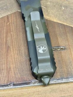 Microtech Ultratech Bayonet Olive Camo P/S 120-2OCS -Helle Shop microtech microtech ultratech bayonet olive camo p s 120 2ocs 39393632420052