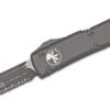Microtech Ultratech Tactical Auto OTF 3.46" Fully Serrated Black Tanto Blade