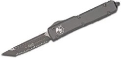 Microtech Ultratech Tactical Auto OTF 3.46" Fully Serrated Black Tanto Blade