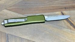 Microtech UTX-70 148-10OD S/E OTF Stonewash OD Handle Auto Knife -Helle Shop microtech microtech utx 70 148 10od s e otf stonewash od handle auto knife 39393633304788