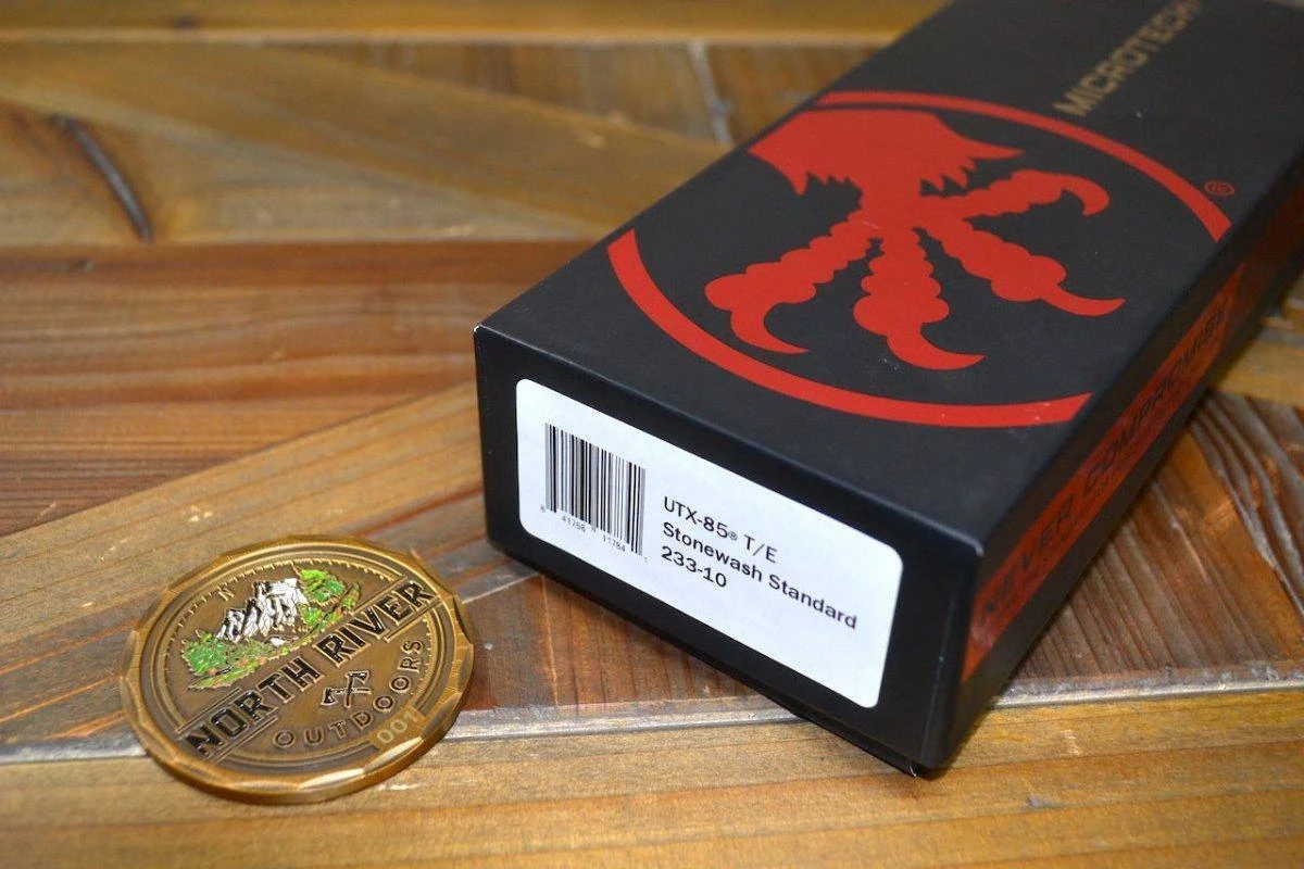 Microtech UTX-85 233-10 T/E Stonewash Standard 4 Microtech UTX-85 233-10 T/E Stonewash Standard - Image 4