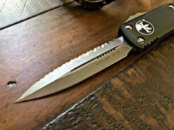 Microtech UTX-85 D/E 232-12APOD F/S Apocalyptic Blade OD Green Handle -Helle Shop microtech microtech utx 85 d e 232 12apod f s apocalyptic blade od green handle 39393634091220